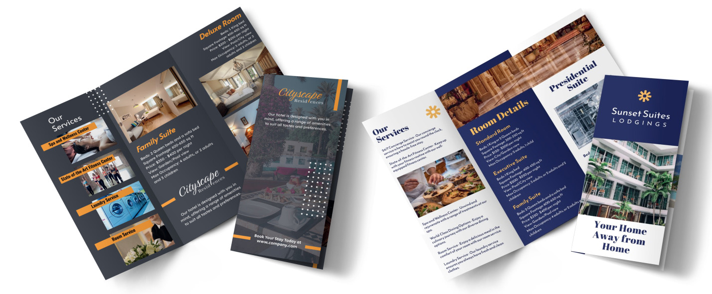Mẫu brochure giới thiệu khách sạn
