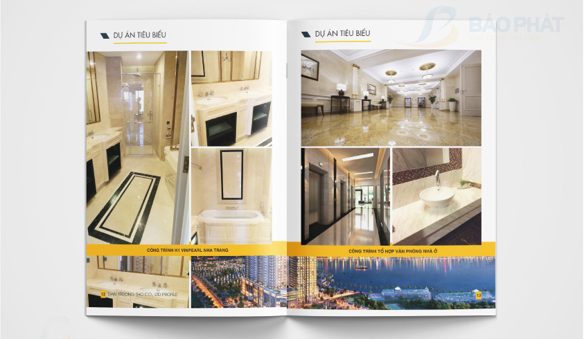 dự án profile hồ sơ năng lực công ty đá granite đẹp