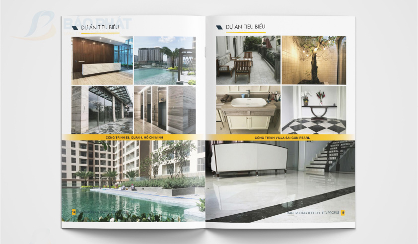 hình ảnh dự án profile hồ sơ năng lực công ty đá granite