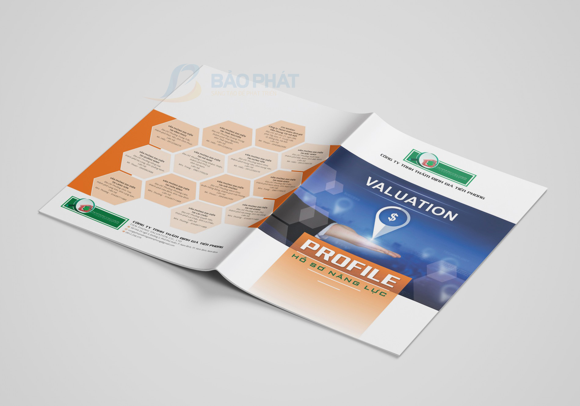 Bìa công ty - Hồ sơ năng lực công ty thẩm định TP