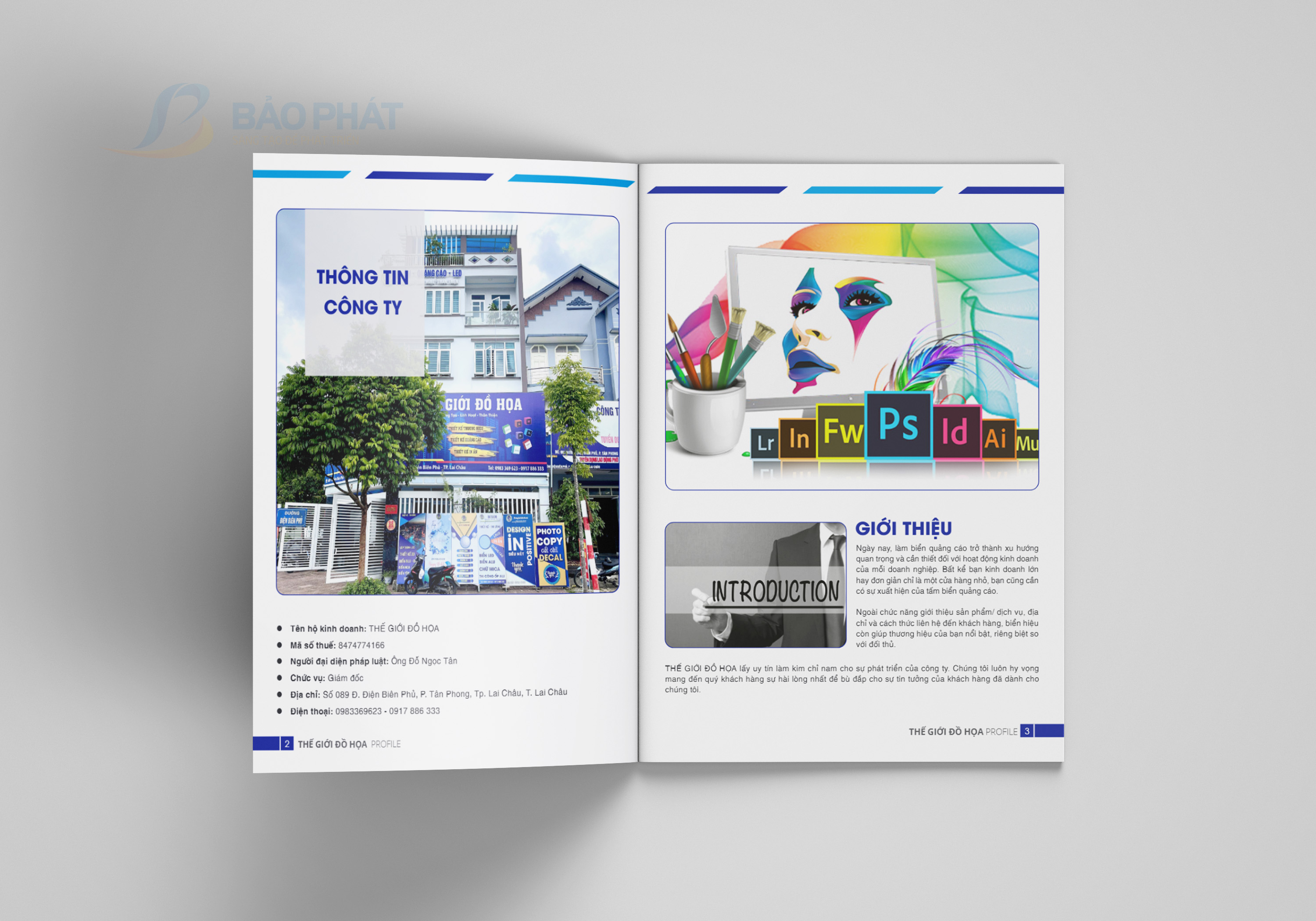phần giới thiệu - hồ sơ năng lực / profile công ty quảng cáo
