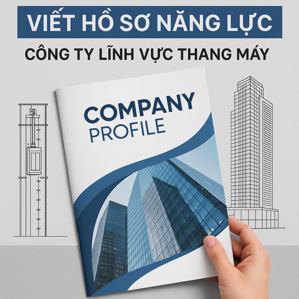 Dịch Vụ Làm Hồ Sơ Năng Lực/Profile Công Ty Thang Máy, Xây Lắp Máy và Tự Động Hóa