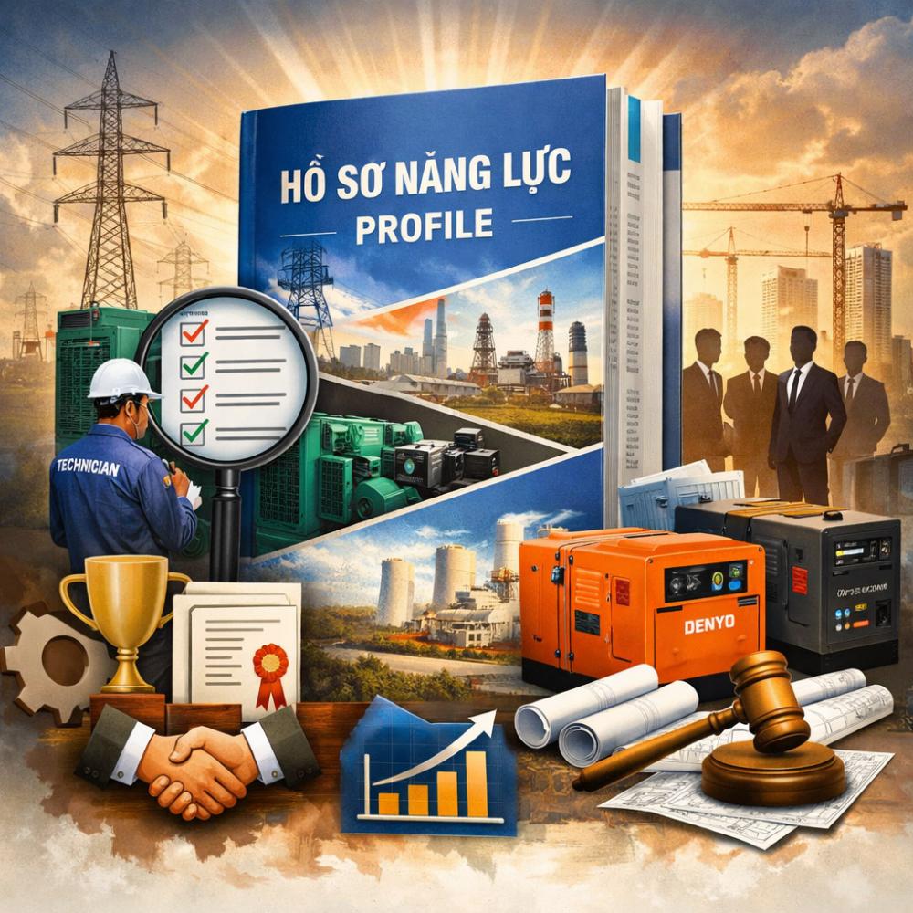 Giới thiệu hồ sơ năng lực / profile công ty buôn bán & cho thuê máy phát điện Việt Nhật